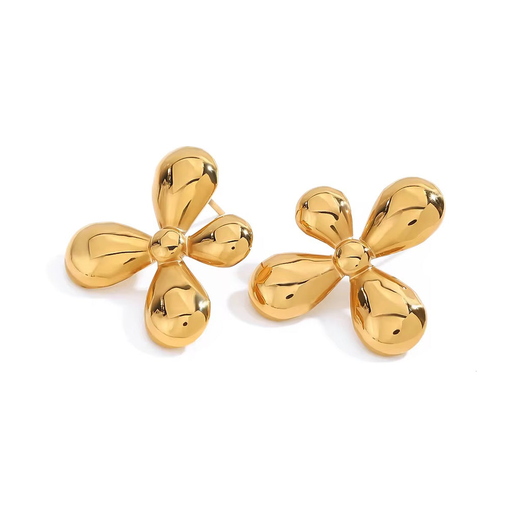 Paris Flower Earrings