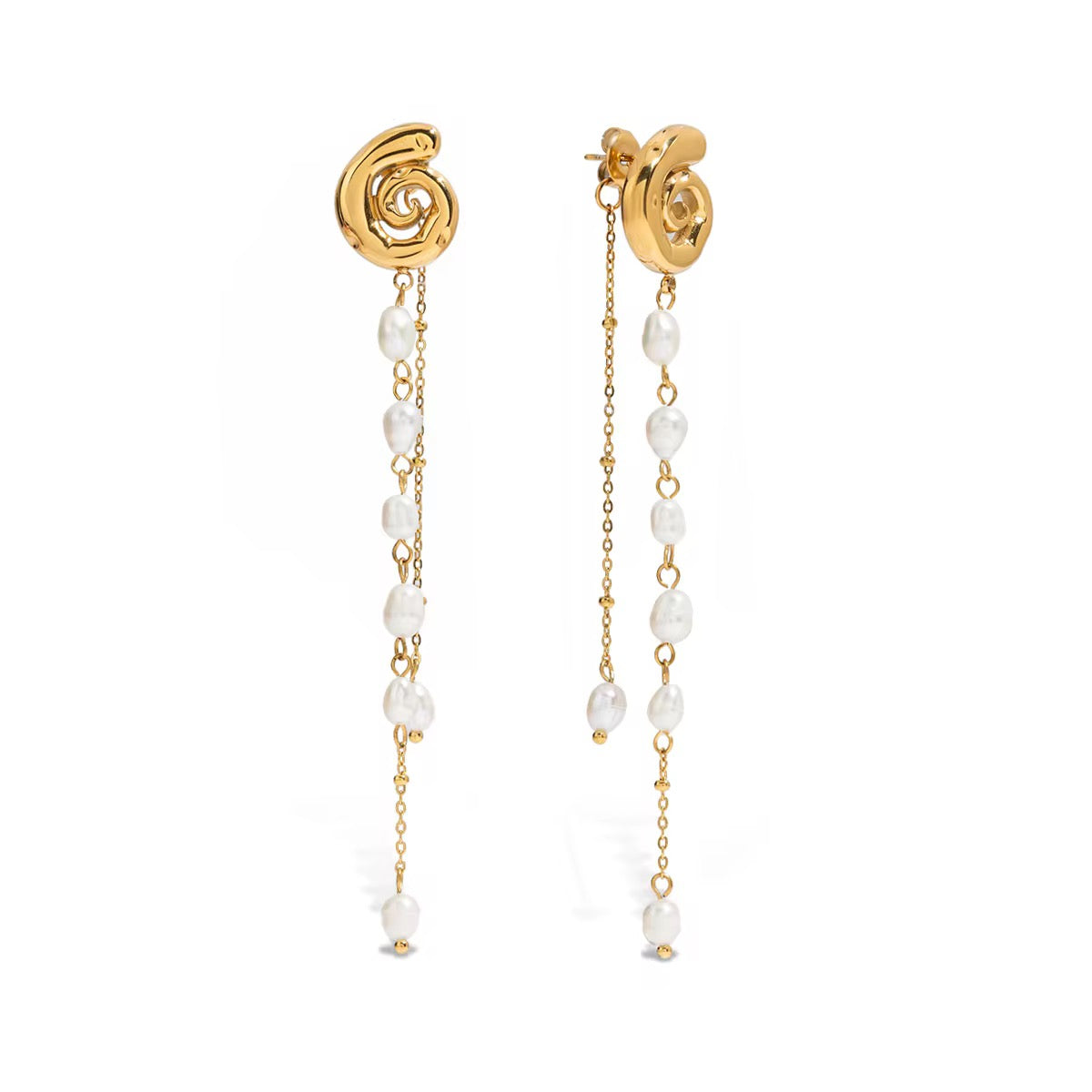 Seashell Tassel Earrings