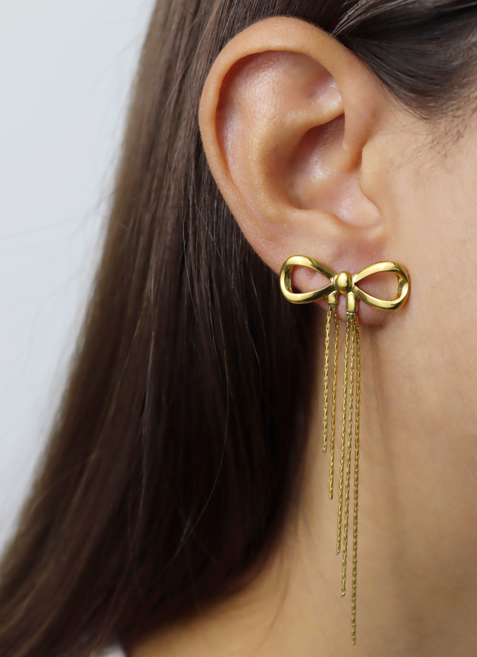 Bow Tassel Earrings