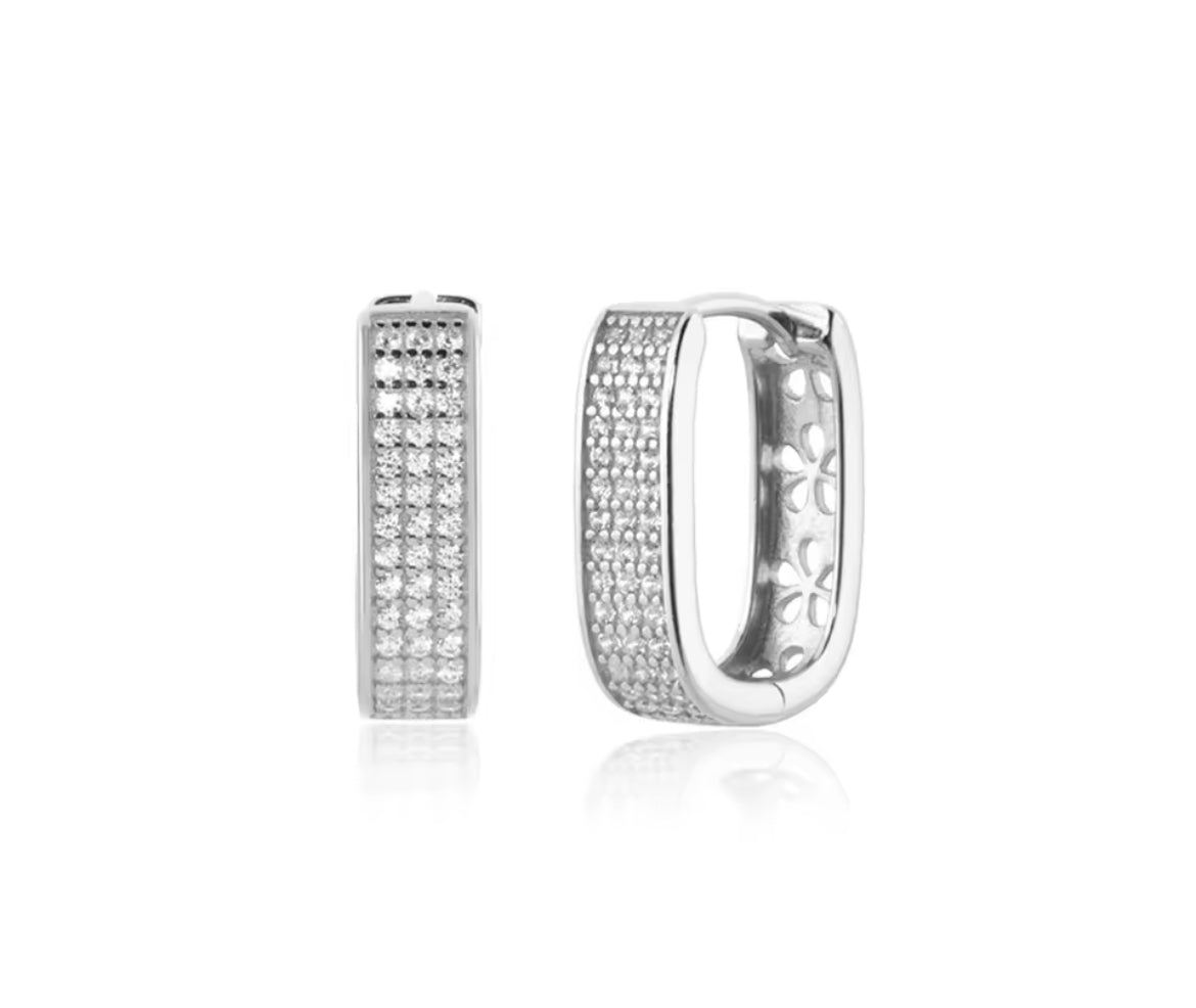 Fancy Square Earrings