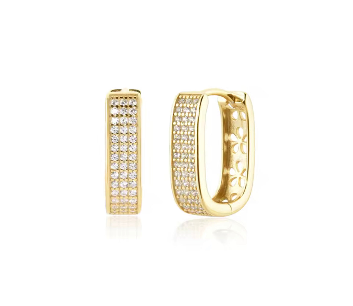 Fancy Square Earrings